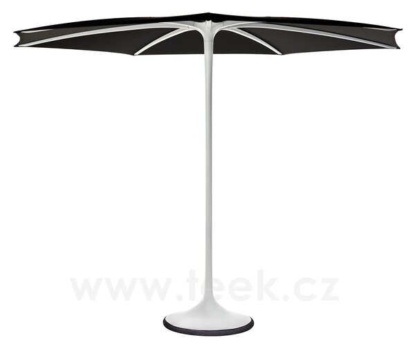 Royal Botania Slunečník Palma, Royal Botania, kulatý 300 cm, rám hliník white, venkovní látka white kat. A, stojan není součástí