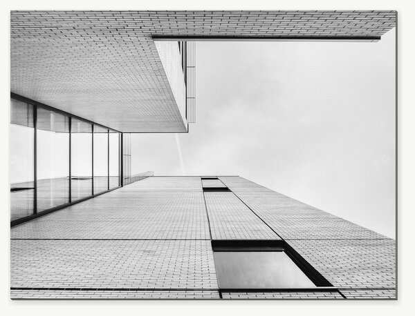 Geometrie moderní architektury – Jednodílný obraz, 40 × 30 cm