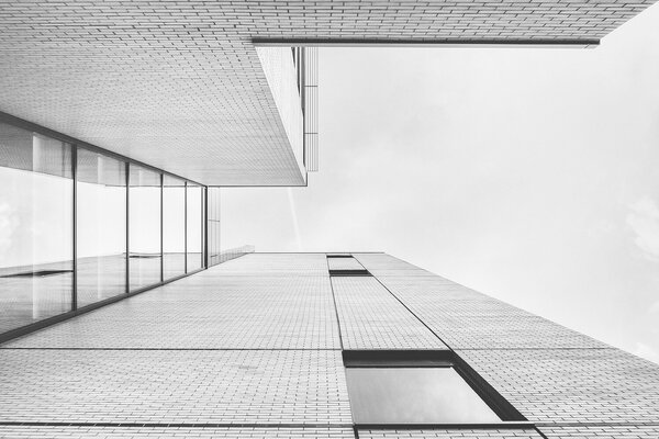 Geometrie moderní architektury – Jednodílný obraz, 60 × 40 cm