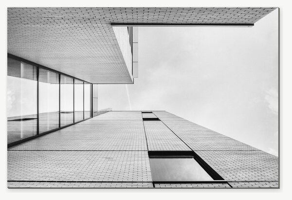 Geometrie moderní architektury – Jednodílný obraz, 60 × 40 cm