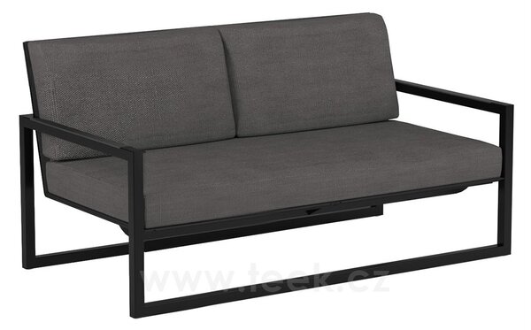 Royal Botania Pohovka 2-místná Ninix, Royal Botania, 158x83x81 cm, rám hliník anthracite, výplet Batyline black