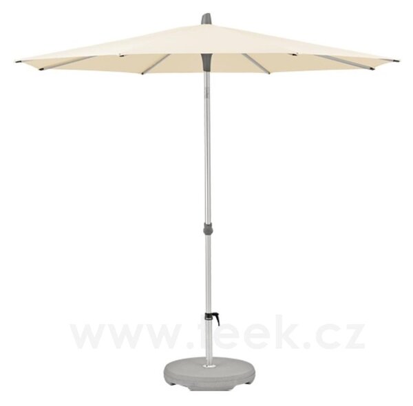 Glatz Slunečník Alu-Smart, Glatz, kulatý 300 cm (3 m), rám eloxovaný hliník, potah polyester 220 g/m2 barva natur