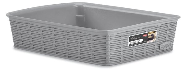 STEFANPLAST Elegance 30942 Úložný koš M, šedý