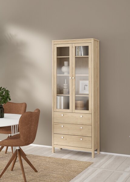 Vitrína Madrid 79666 jackson hickory - Tvilum