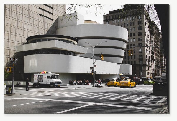 Guggenheimovo muzeum v New Yorku – Jednodílný obraz, 60 × 40 cm