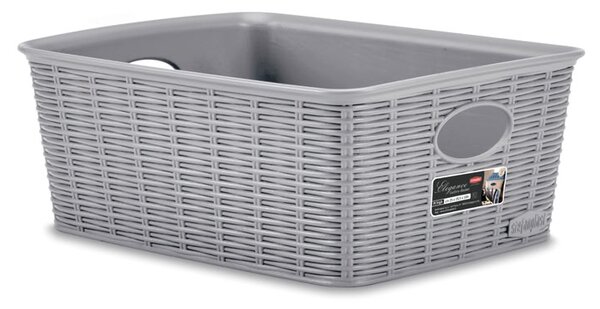 STEFANPLAST Elegance 30988 Úložný koš M High, šedý