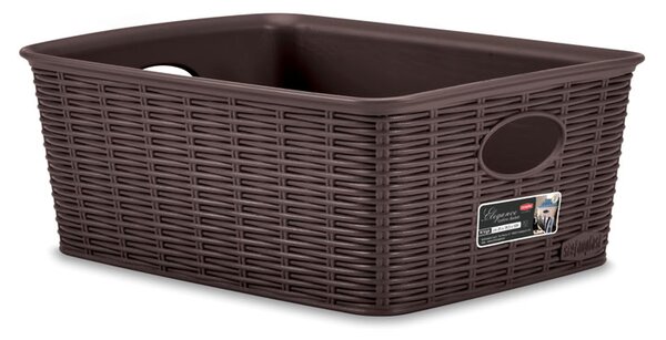 STEFANPLAST Elegance 30972 Úložný koš M High, hnědý