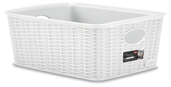 STEFANPLAST Elegance 30970 Úložný koš M High, bílý