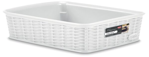 STEFANPLAST Elegance 30930 Úložný koš M, bílý
