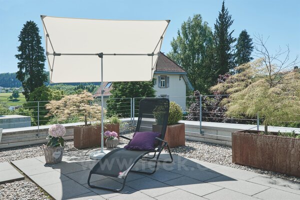 Suncomfort Slunečník / sluneční clona Flex Roof, Suncomfort, 210x150 cm, barva šedobéžová