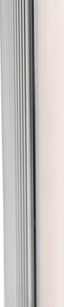 Moderní stojací lampa chrom s LED 3-stupňovým stmívačem - Line-up