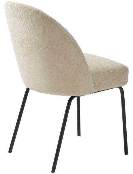 Unique Furniture Sametová jídelní židle Creston