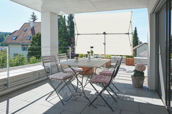 Suncomfort Slunečník / sluneční clona Flex Roof, Suncomfort, 210x150 cm, barva šedobéžová