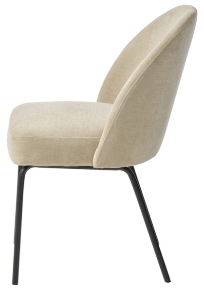 Unique Furniture Sametová jídelní židle Creston