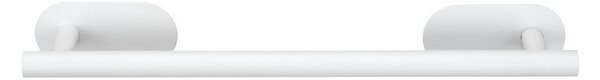 Bílý samodržící držák na ručníky z nerezové oceli Orea Uno – Wenko