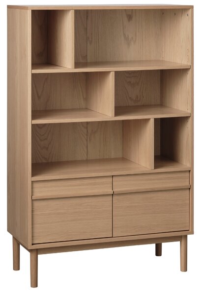 Unique Furniture Dubová knihovna Ponza 140 x 90 cm