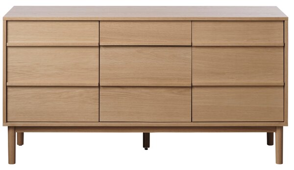 -25 % Dny MOMENTI– Unique Furniture Dubová komoda Ponza 140 x 43 cm