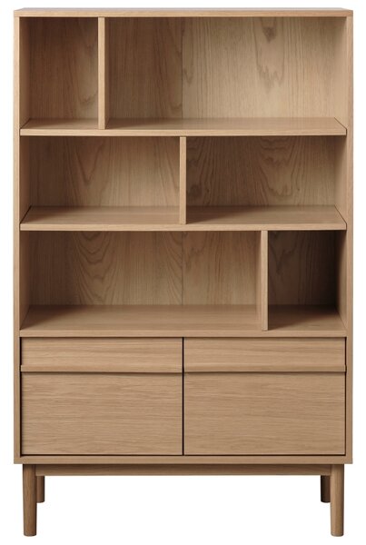 Unique Furniture Dubová knihovna Ponza 140 x 90 cm