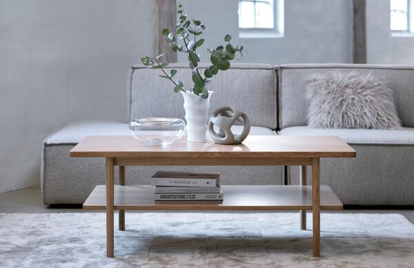 Unique Furniture Dubový konferenční stolek Ponza 120 x 60 cm