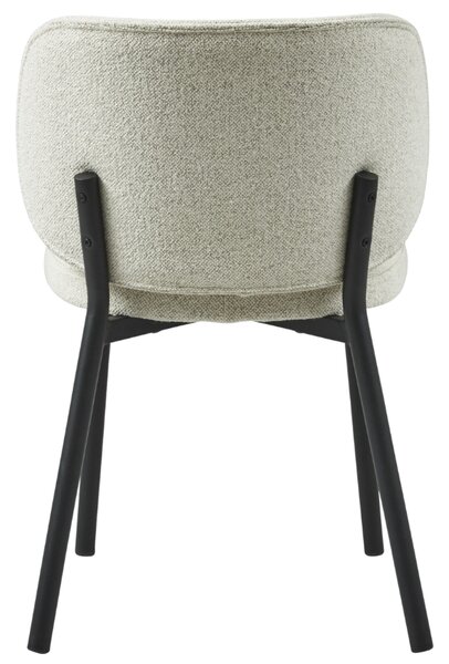 Unique Furniture Bouclé jídelní židle Swan