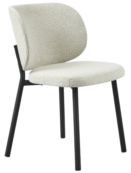 Unique Furniture Bouclé jídelní židle Swan