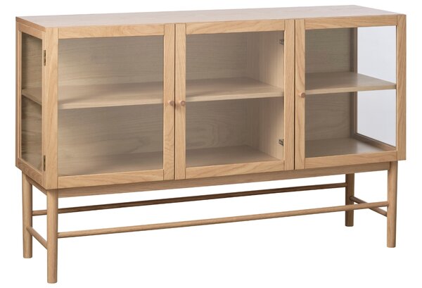 Unique Furniture Dubová vitrína Elba 88 x 140 cm