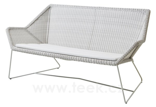 Cane-line 2-místná pohovka Breeze, Cane-line, 154x76x78 cm, rám kov barva black, výplet umělý ratan barva black