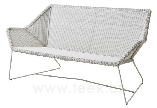 Cane-line 2-místná pohovka Breeze, Cane-line, 154x76x78 cm, rám kov barva black, výplet umělý ratan barva black