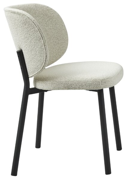 Unique Furniture Bouclé jídelní židle Swan