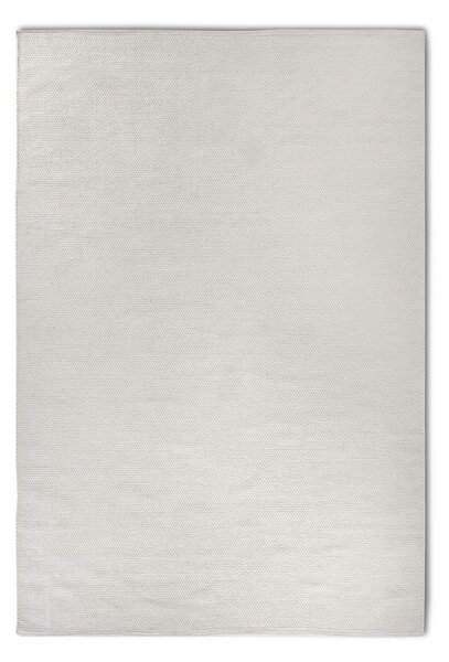 Krémový ručně tkaný koberec s příměsí vlny 80x150 cm Pradesh Natural White – Elle Decoration