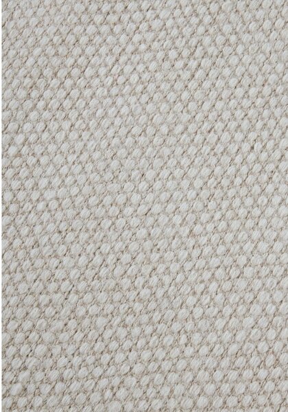 Krémový ručně tkaný běhoun s příměsí vlny 80x200 cm Pradesh Natural White – Elle Decoration
