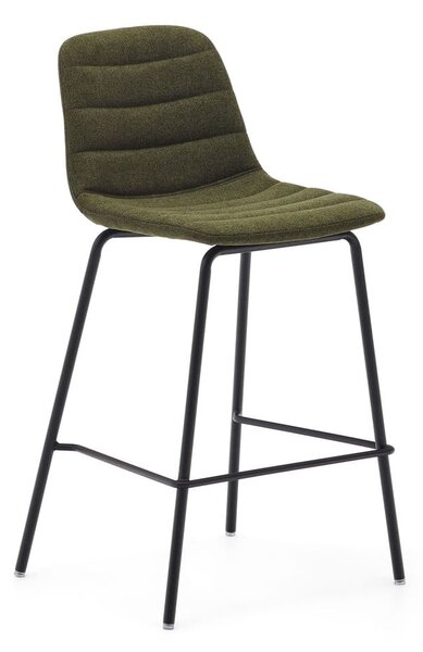 Tmavě zelené barové židle v sadě 2 ks 92,5 cm Zunilda – Kave Home