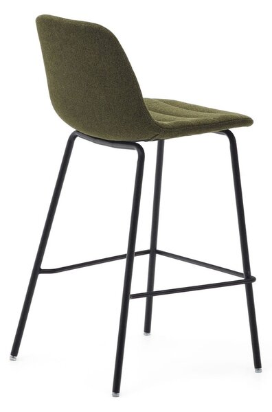 Tmavě zelené barové židle v sadě 2 ks 92,5 cm Zunilda – Kave Home