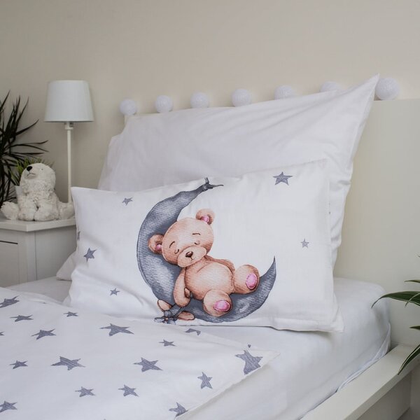 Bavlněné dětské povlečení do postýlky 100x135 cm Teddy Bear – Jerry Fabrics
