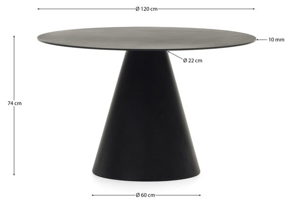 Kulatý jídelní stůl ø 120 cm Wilshire – Kave Home
