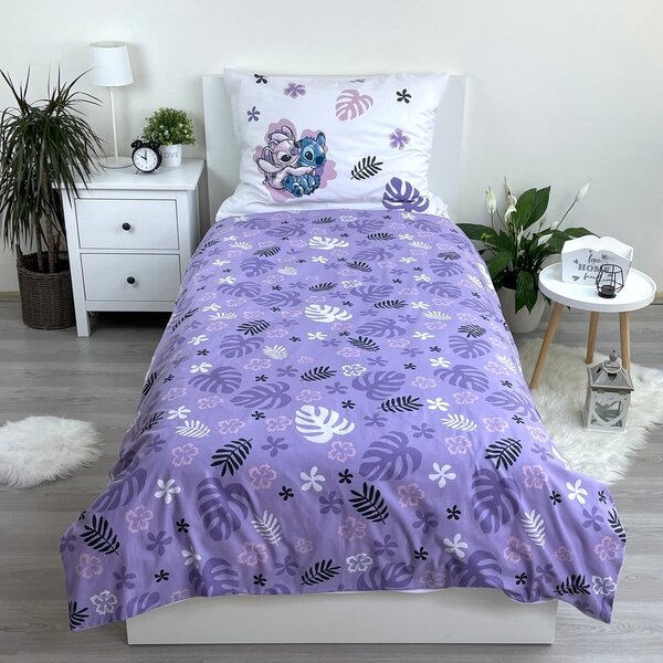 Bavlněné dětské povlečení na jednolůžko 140x200 cm Lilo and Stitch – Jerry Fabrics