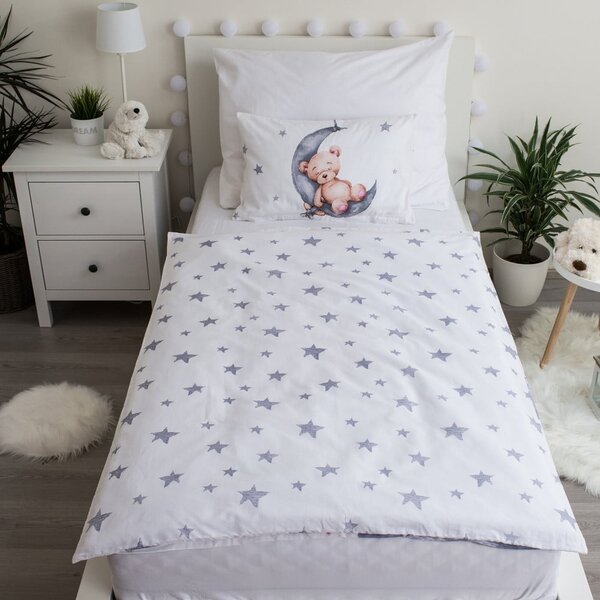 Bavlněné dětské povlečení do postýlky 100x135 cm Teddy Bear – Jerry Fabrics