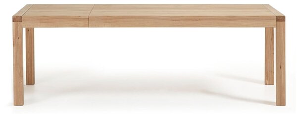 Dubový rozkládací jídelní stůl Kave Home Vivy, 180 x 90 cm