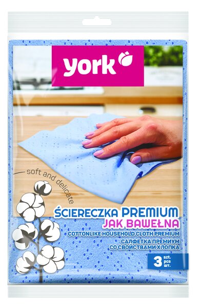 YORK Domácí utěrka PREMIUM 3 ks 35×50 cm