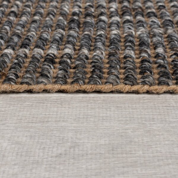 Šedý běhoun 60x230 cm – Flair Rugs