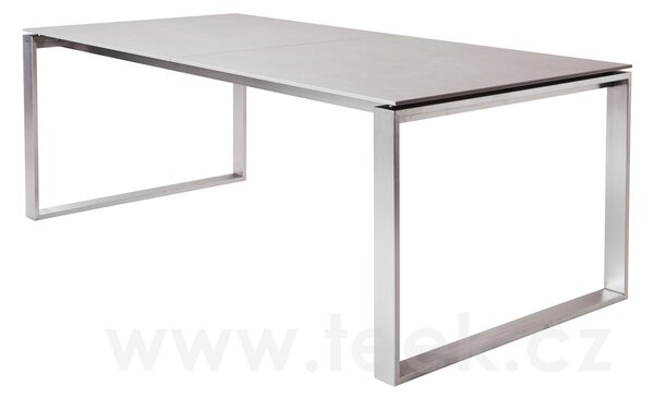 Cane-line Rám pro rozkládací jídelní stůl Edge, Cane-line, obdélníkový 210-330x100x74 cm, nerezová ocel, bez stolových desek