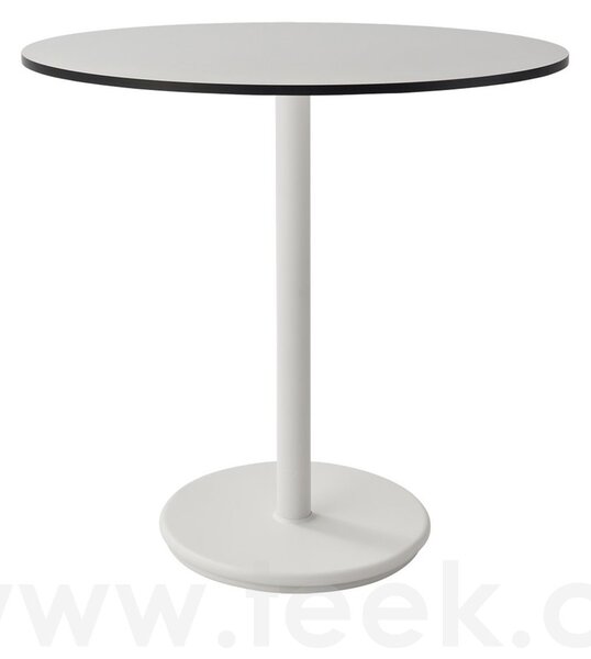 Cane-line Rám pro bistro stolek Go, Cane-line, kulatá základna 40x75 cm, hliník barva lava grey