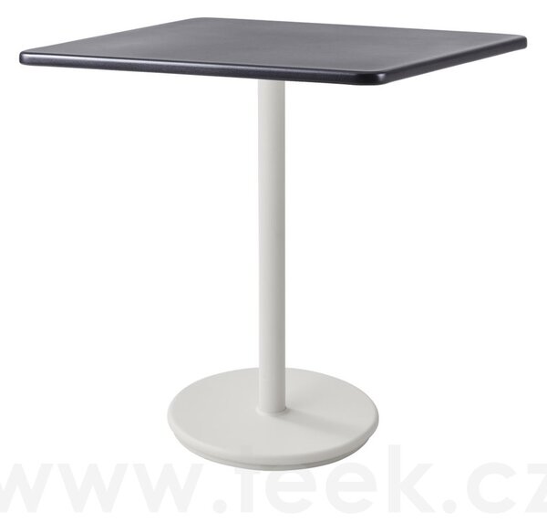 Cane-line Rám pro bistro stolek Go, Cane-line, kulatá základna 40x75 cm, hliník barva lava grey