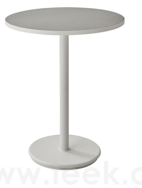 Cane-line Rám pro bistro stolek Go, Cane-line, kulatá základna 40x75 cm, hliník barva lava grey