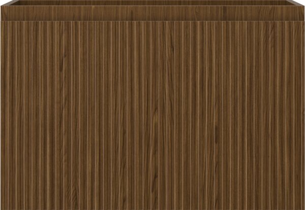 Mexen Rivel, koupelnová skříňka 70 cm, 1 zásuvka, drážkovaná, ořech, 91A20-07047-1-BF86