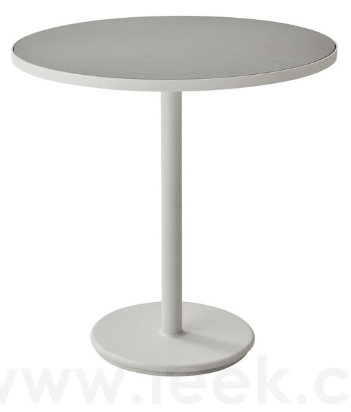 Cane-line Rám pro bistro stolek Go, Cane-line, kulatá základna 40x75 cm, hliník barva lava grey