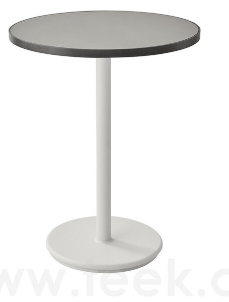 Cane-line Rám pro bistro stolek Go, Cane-line, kulatá základna 40x75 cm, hliník barva lava grey