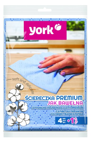 YORK Domácí utěrka PREMIUM 4+1 ks zdarma 35×50 cm