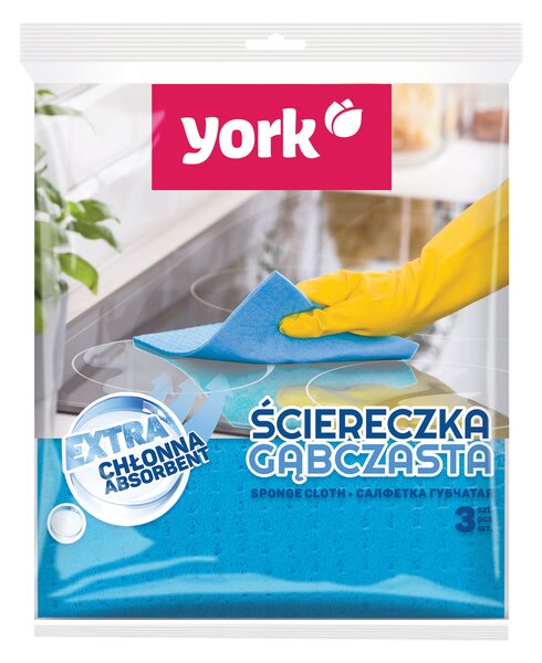 YORK Houbičková utěrka 3 ks