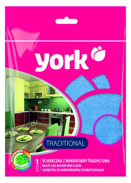 YORK Tradiční mikrovláknová utěrka 1 ks